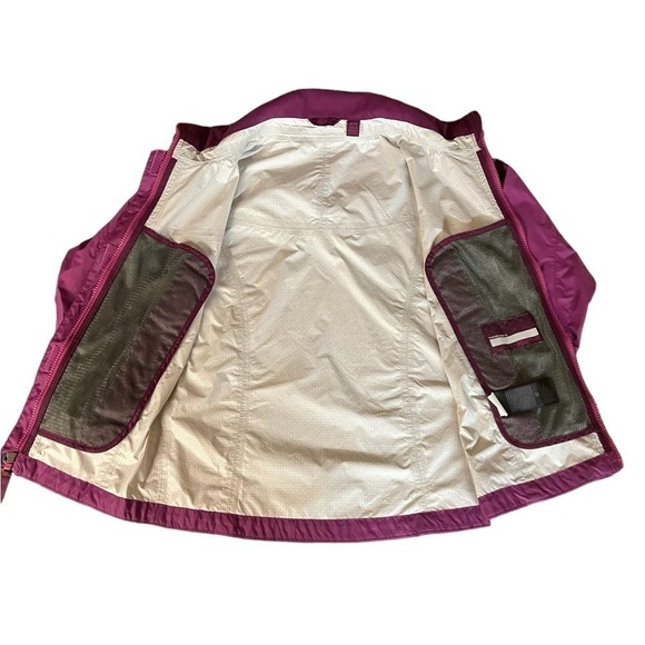 MARMOT GIRLS PURPLE HOODED WINDBREAKER SIZE MEDIUM - Picture 8 of 13